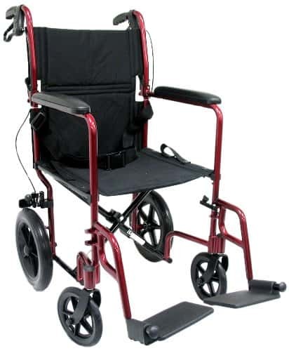 Karman_23_lbs_Transport_Wheelchair_with_Companion_Brakes Karman 23 lbs Transport Wheelchair with Companion Brakes