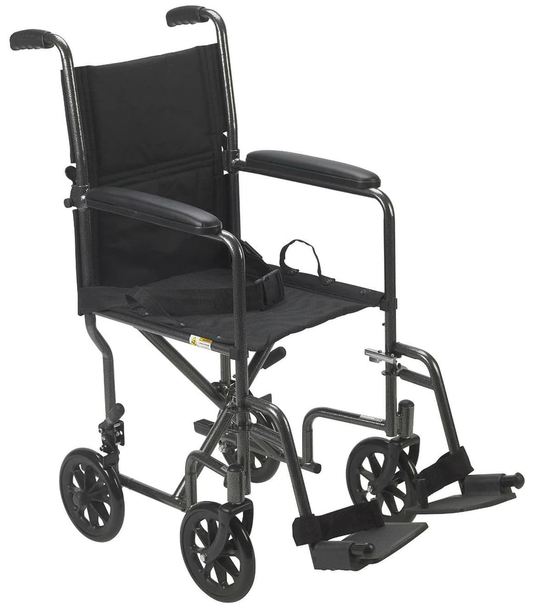 Drive Medical Lightweight Steel Transport Wheelchair